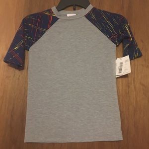 NWT LuLaRoe Sloan kid’s shirt size 6